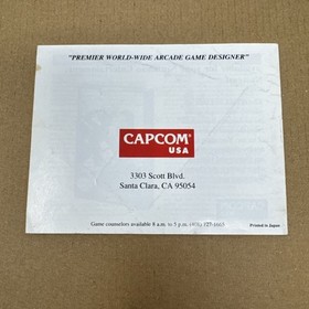 Chip N Dale Rescue Rangers Nintendo NES Manual de instrucciones Folleto solamente