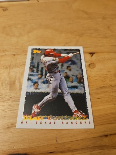1995 Topps - Cyberstats Juan González #050