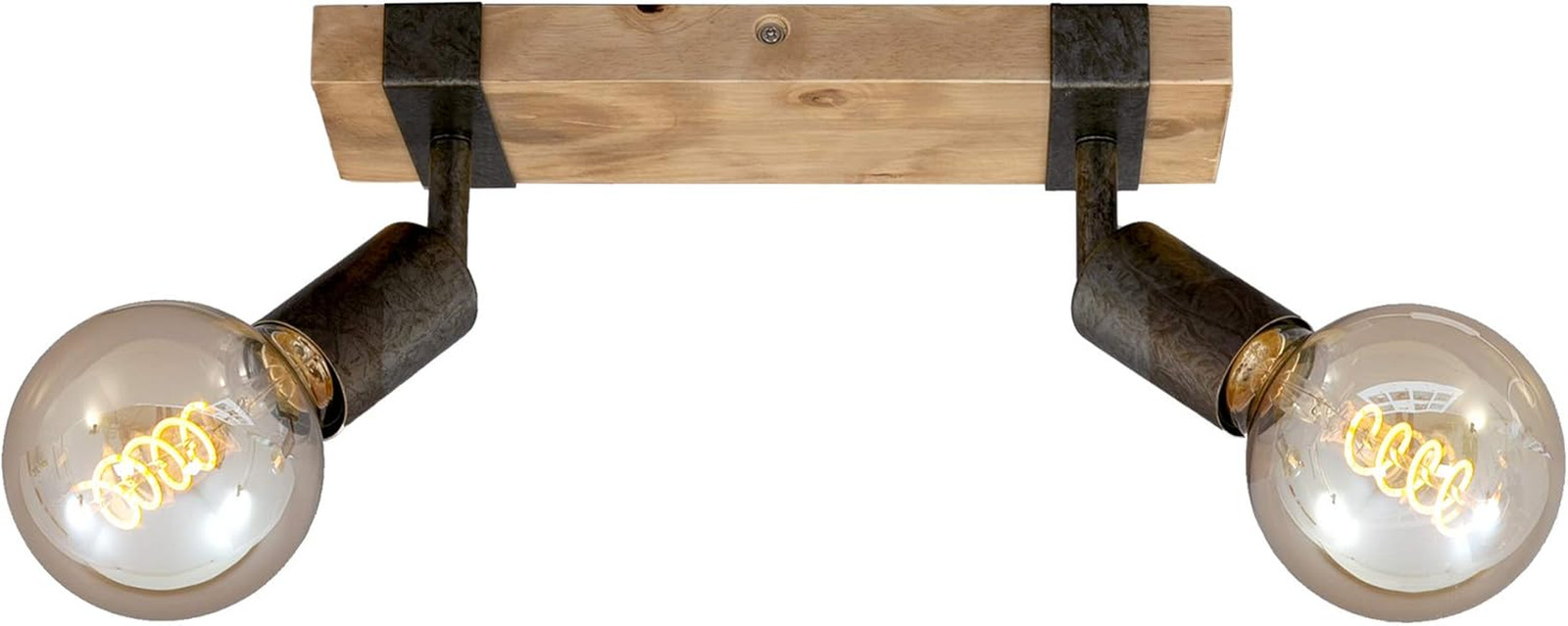 Plafoniera Vintage Orientabile | Faretto Retrò Industriale da Soffitto