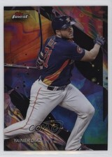 2024 Topps Finest Uncommon Oil Spill Refractor Yainer Diaz #112 11o2