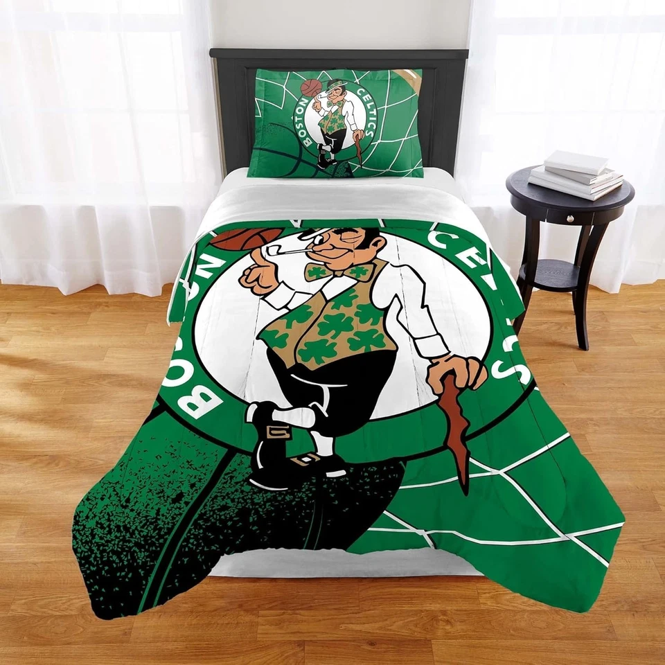 Juego de edredón NBA Boston Celtics - Ropa de cama doble XL Foto 4 de 4