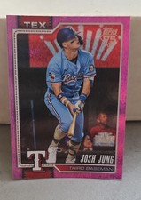 2025 Topps Series 1 - Josh Jung #117 Pink Holo Foil