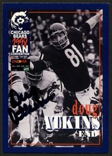 Doug Atkins #81 signed autograph auto 1998 Chicago Bears Fan Convention Card