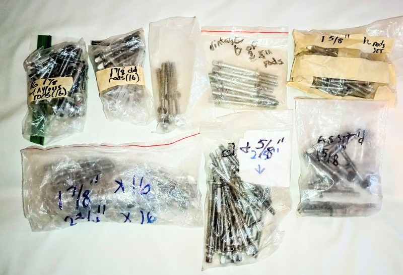 TENSION RODS LOT OVER 100 RODS FREE SHIP TO C-USA LS/NR AUCTION!