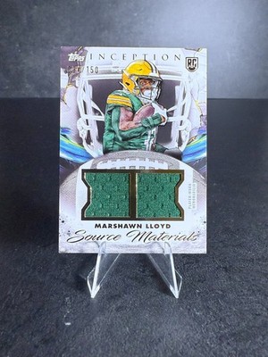 2024 Topps Inception - Marshawn Lloyd (RC) Source Materials Patch /150 Packers