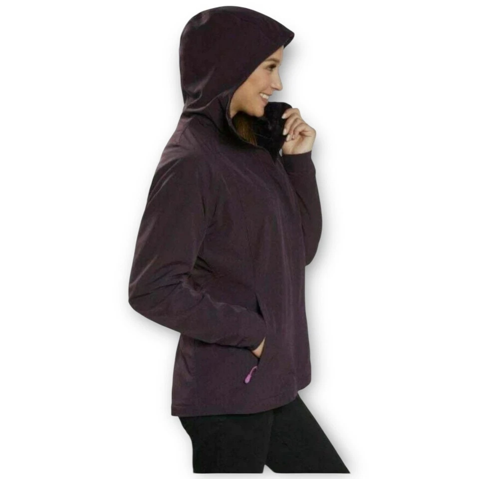 Chaqueta con Capucha Kirkland Repelente al Agua Berry Pequeña Nueva con Etiquetas Foto 4 de 4