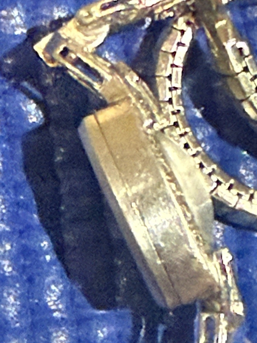 Art Deco Lady Hamilton Platinum & 1.5 Carat Diamond Watch View 4