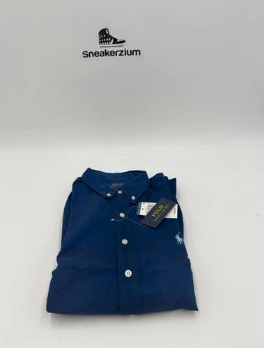 Polo Ralph Lauren Oxford Sport Shirt Chalet Blue Brand New Retail $125.00 image 4