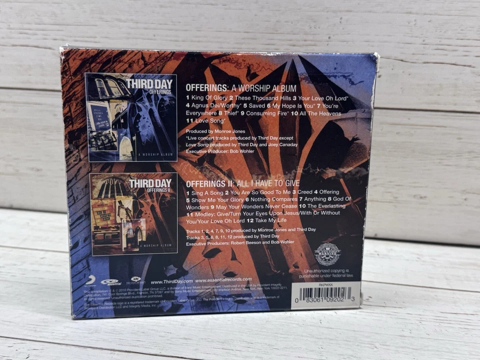 Offerings Box Set by Third Day (CD, 2010) Christian Rock A Worship Album EXC - Изображение 2 из 4
