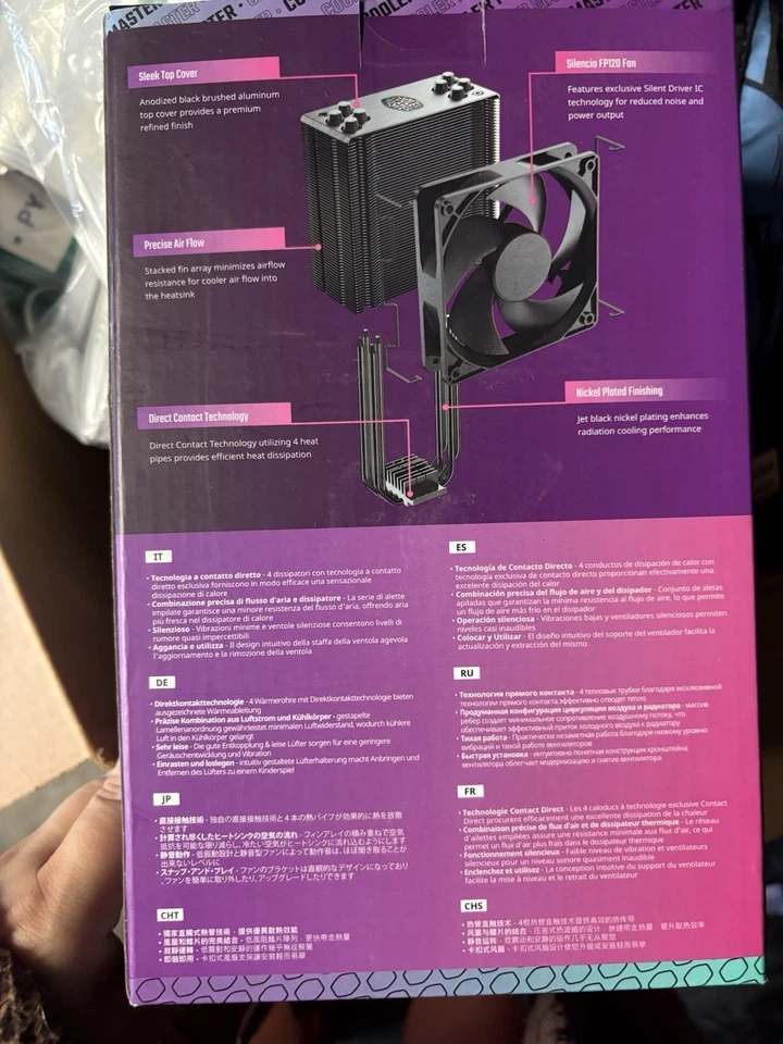 Cooler Master Hyper 212 Black Edition CPU Air Cooler 212 - Image 3 of 4