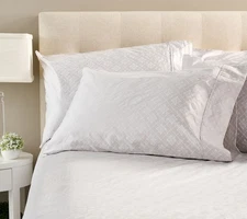 Northern Nights 400TC Air Rich Cooling Sheet Set w/ Extra Cases Queen Grey Tile