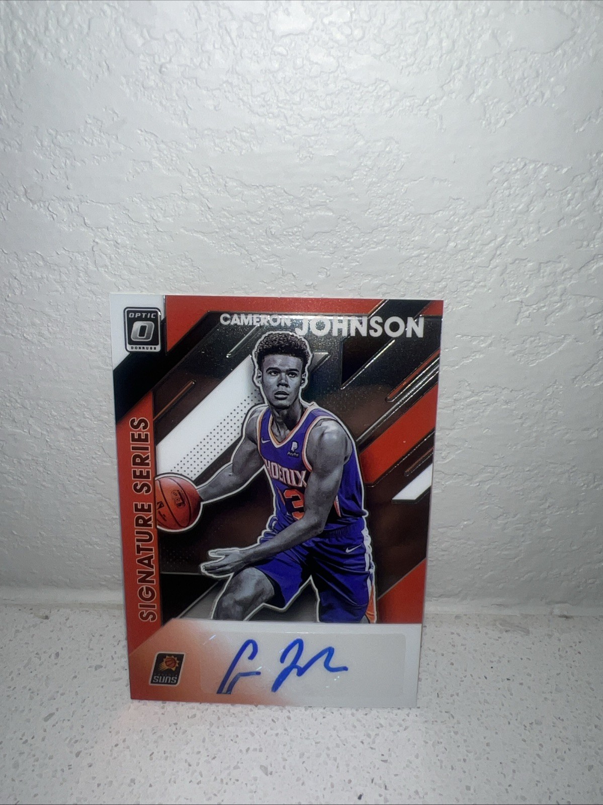 2019-20 Panini Donruss Optic - Signature Series Cameron Johnson #SS-CJN (AU, RC)