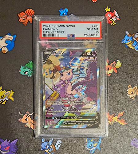 Mew V graded PSA 10 for sale on eBay