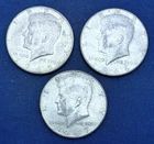 1965, 1966, 1967 Kennedy Half dollars    -  40% silver