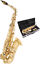 miniatuur 1  - Odyssey OAS130 Debut Alto Saxophone Outfit complete in plush lined ABS Case