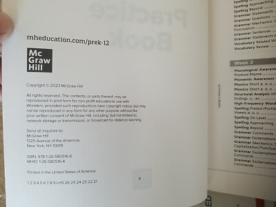 Wonders Grade 2 National Practice Book by McGraw Hill (2021