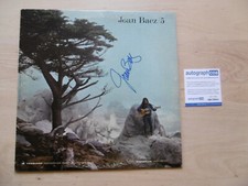 Joan Baez Original Autograph Signed LP Cover 