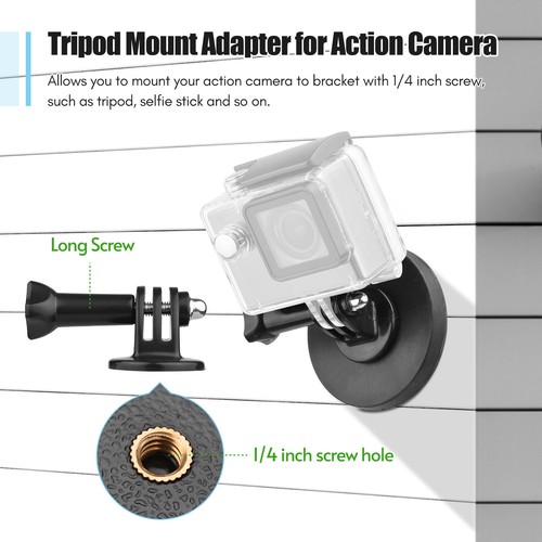 UURIG Powerful Magnetic Ball Head Stand Magnet Camera Mount for GoPro Hero 11 10 - Picture 3 of 8