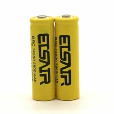 14500 Battery 2800mAh Li-ion 3.7V Rechargeable Batteries Cell Charger USA LOT