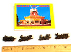 4 METAL LOCOMOTIVE MODELS and (unrelated) BOOKLET showing wood locomotive models — photo 1