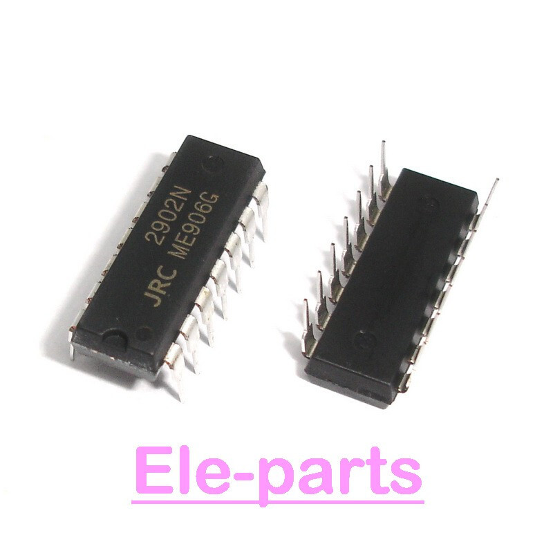 5 NJM2902N DIP-14 NJM2902 2902N JRC2902 Quad Single-Supply Operational Amplifier