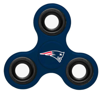 New England Patriots 3 Way Diztracto NFL Logo'd Fidget Spinner-z 