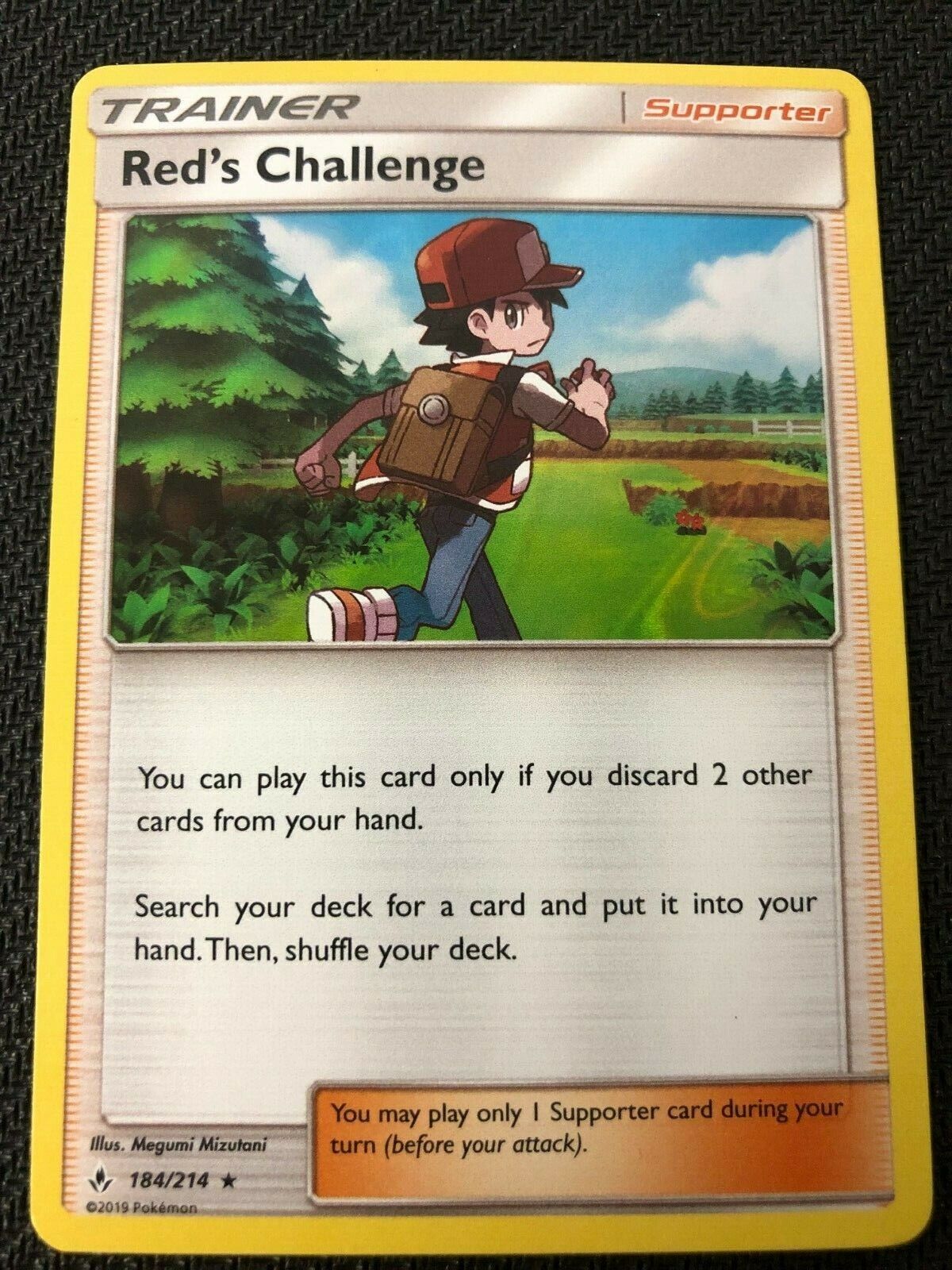  Red's Challenge - 184/214 - Holo Rare - Unbroken Bonds : Toys &  Games