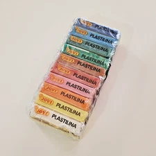 Jovi Plastilina Reusable and Non-Drying Modeling Clay 1.75 oz Bars - Set of 10