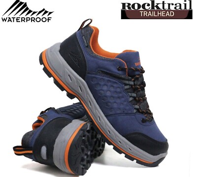 HERREN WASSERDICHT MEMORY FOAM SPORTSCHUH WALKING TRAIL LÄSSIG STIEFELETTEN SCHUHE GR.