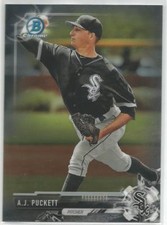 A.J. Puckett Chicago White Sox 2017 Bowman Chrome Draft Baseball
