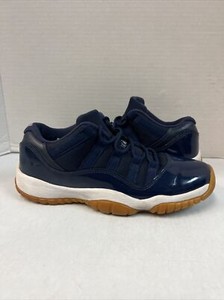 Jordan 11 GS Retro Baja Azul Marino Gum 2016 tamaño 5.5Y usado 528896-405 |  eBay