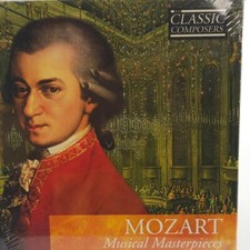 Mozart Musical Masterpieces The Classic Composers CD Tape New Sealed w/ Booklet