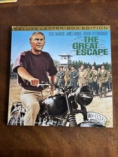 "The Great Escape" Letterbox Laserdisc LD - Steve McQueen