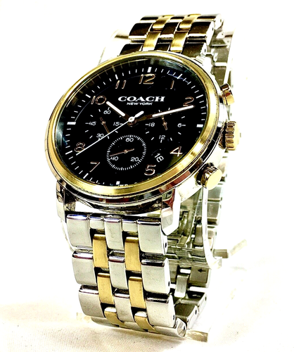 Men's Coach Wristwatch-Harrison, 42 mm / 1991 / Stainless, Quartz, Chronograph