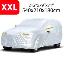212" Full SUV Car Cover Waterproof Dust Snow UV Protect for Jeep Grand Cherokee