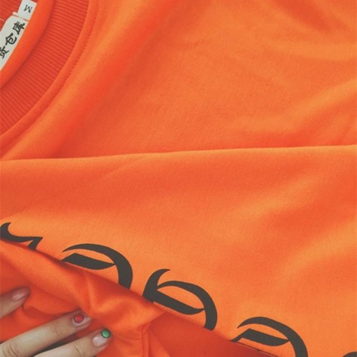 Vetements Sweatshirts Long Sleeve (Orange/Black/Grey) Oversized off white Shirt - Picture 8 of 11
