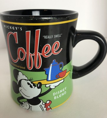 Disney Blend Mickey S Really Swell Coffee Mug Minnie Mouse Theme Perks 20 Oz Ebay