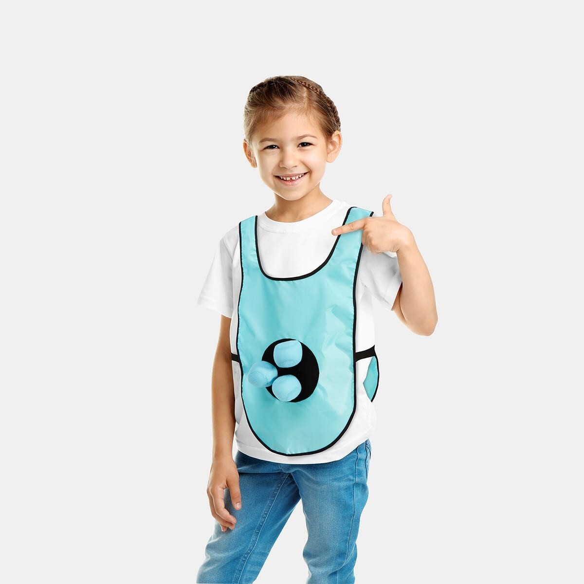 Dodgeball Game Set 2Pcs Kids Dodgeball Tag Sticky Vests with 8 Sport Balls eBay