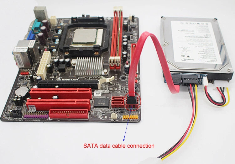 IDE HDD to SATA Converter for 3.5 PC 40pin Master Hard Disk Drive Adapter Board - Image 3 of 4