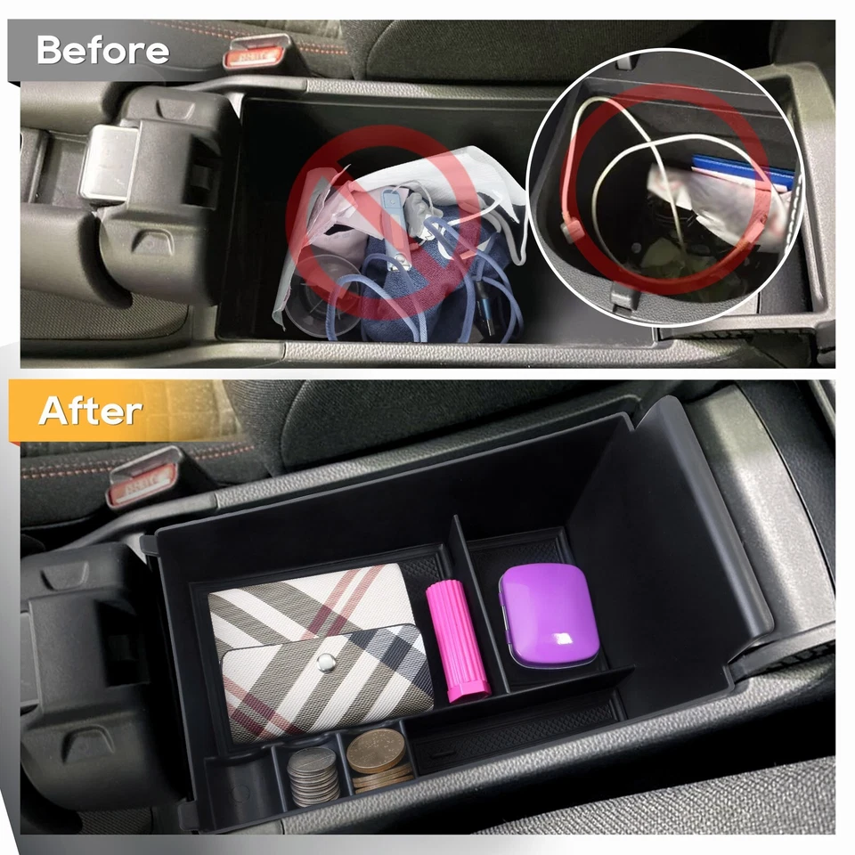 RUIYA Car Center Console Storage Box Organizer Tray Box For 2023-2025 Honda HR-V - Изображение 2 из 4