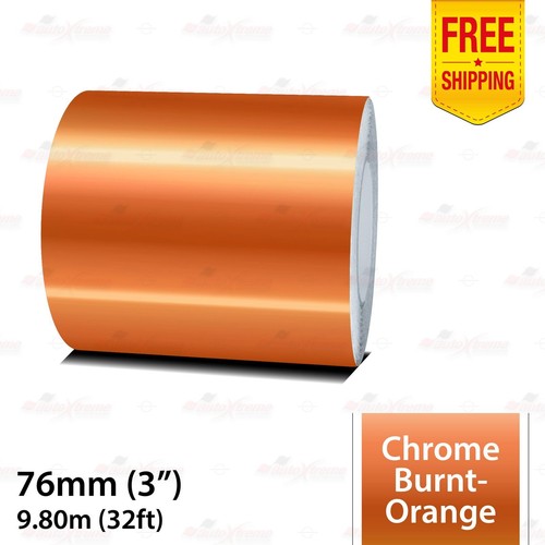 PinStriping Pin Stripe Adhesive Tape Styling Vinyl Sticker CHROME BURNT-ORANGE - Picture 24 of 27