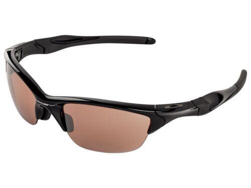 Oakley Half Jacket 2.0 Sunglasses OO9153-18 Black/VR28 Black Iridium Asian - Afbeelding 1 van 1