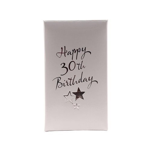 Happy Birthday Glass Novelty Pint Beer Silver Stars Celebrations Party 18-70th - Picture 3 of 18