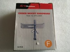 AFA STAINLESS AFCLU0601 UNDER MOUNT HARDWARE 12 SETS