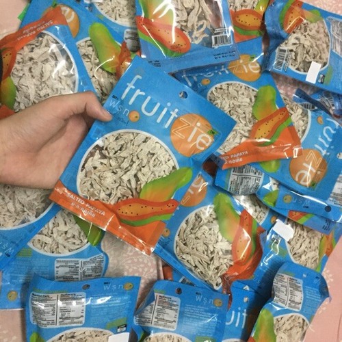 Fruitzie getrocknete gesalzene Papaya Thai Obst Snack für Camping Party 1,76 Unzen 50g. - Bild 2 von 5