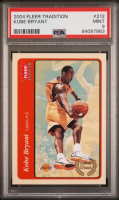 2004-05 Fleer Tradition Award Winner #212 Kobe Bryant LA Lakers LEGEND MVP  CHAMP