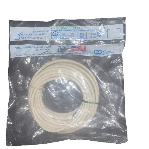 25ft/feet/foot HD-SDI RG59 Video Cable D BNC Male~M 75ohm 7.6M/8Meter Cord/Wire - Picture 3 of 3
