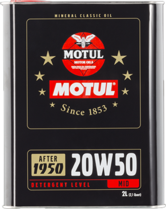 MOTUL 2100 20W50 Semi-Synthetic Classic Oil (After 1950) 2L 102740