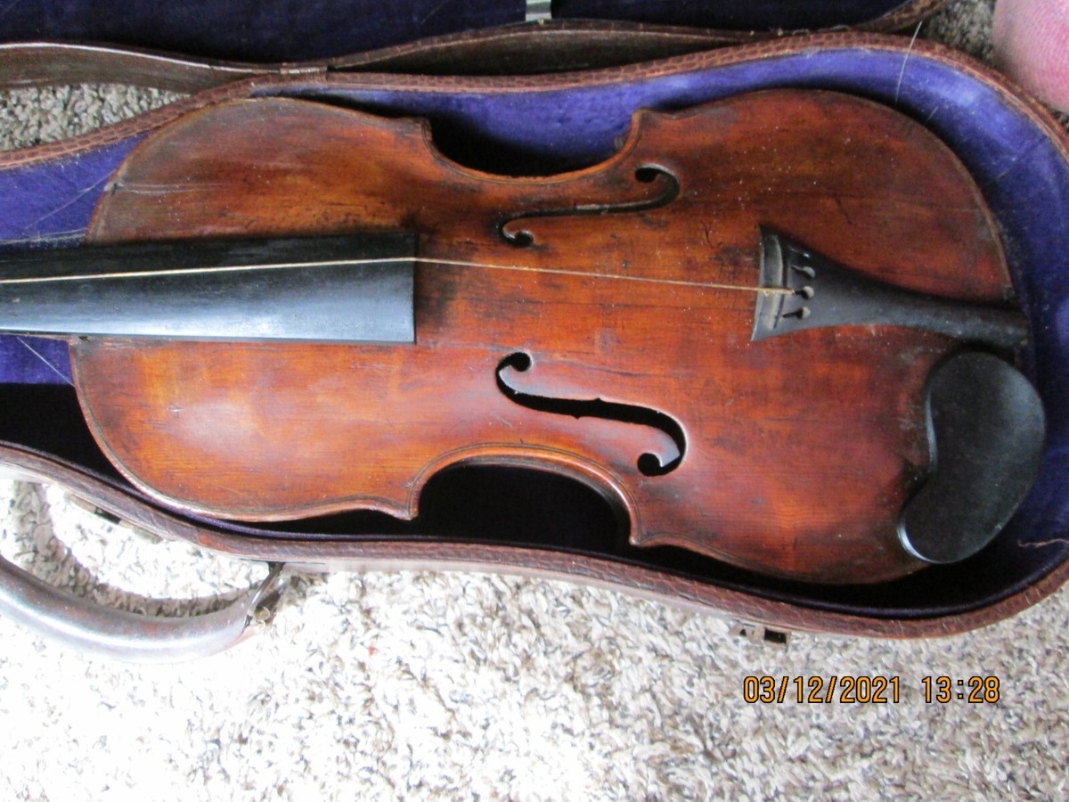 【希少】NICOLAUS AMATUS FECIT CREMONA 1685年 Antique Nicolaus Amatus Fecit in Cremona Violin w Bow