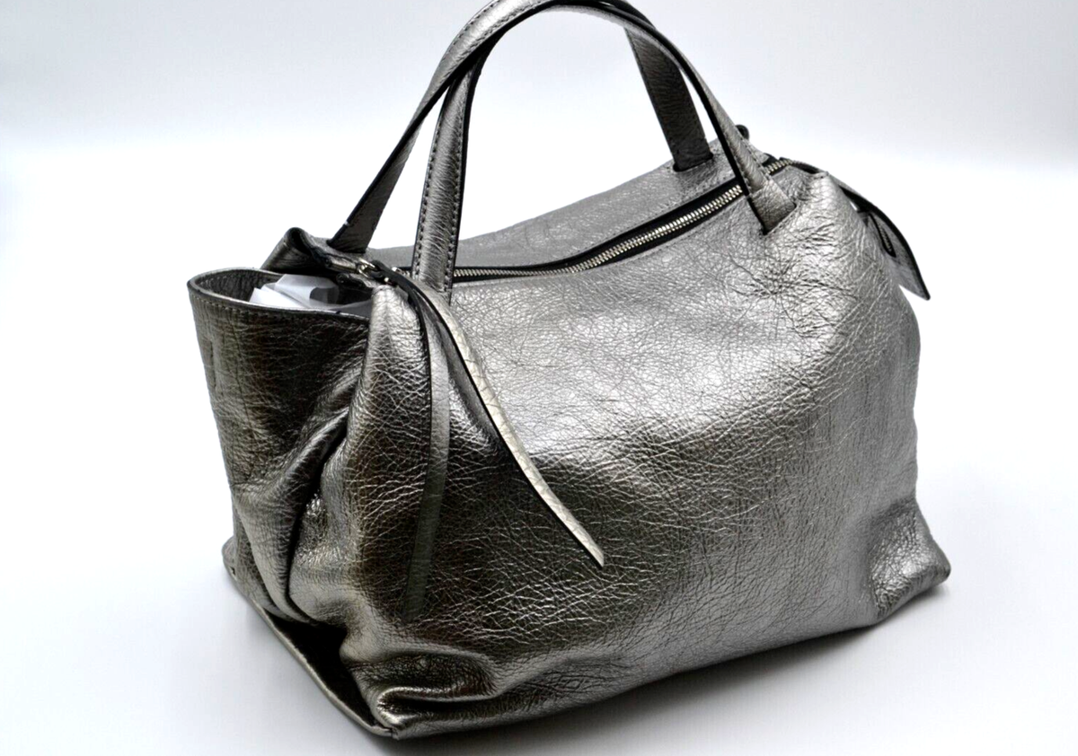 Gianni Chiarini bag ORIGAMI silver With special bag and belt